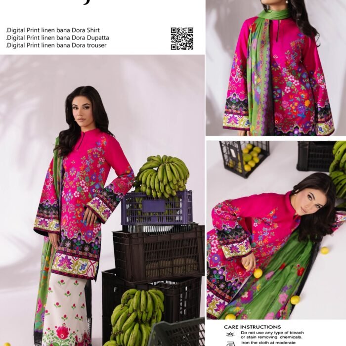 Rajbari Linen Bana Dora 3-Piece #201