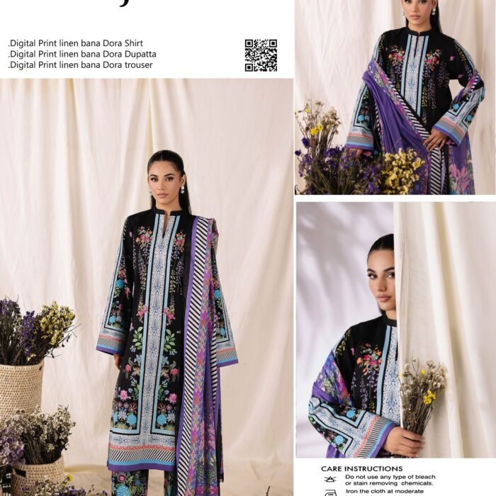Rajbari Linen Bana Dora 3-Piece #210