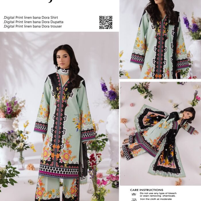 Rajbari Linen Bana Dora 3-Piece #202