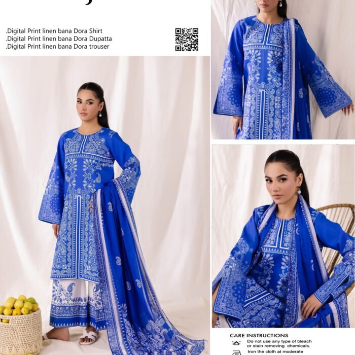 Rajbari Linen Bana Dora 3-Piece #208